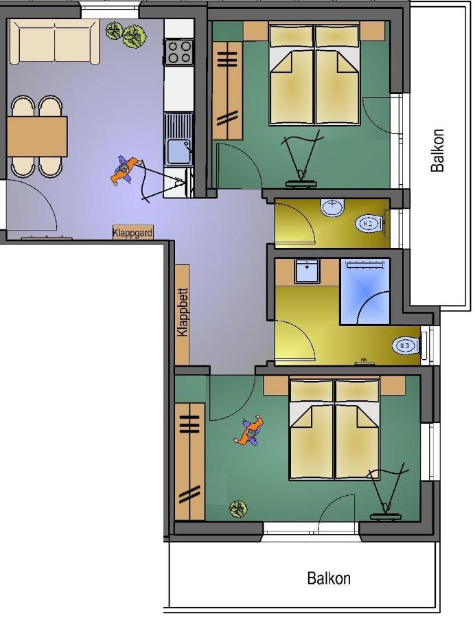 Chasa Sulai Appartements Samnaun Esterno foto